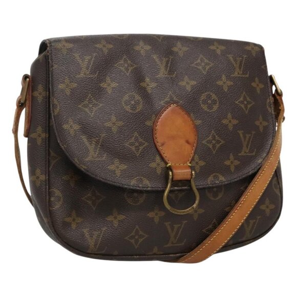 LOUIS VUITTON Monogram Saint Cloud GM Shoulder Bag M51242 LV Auth nb150 - Picture 1 of 16